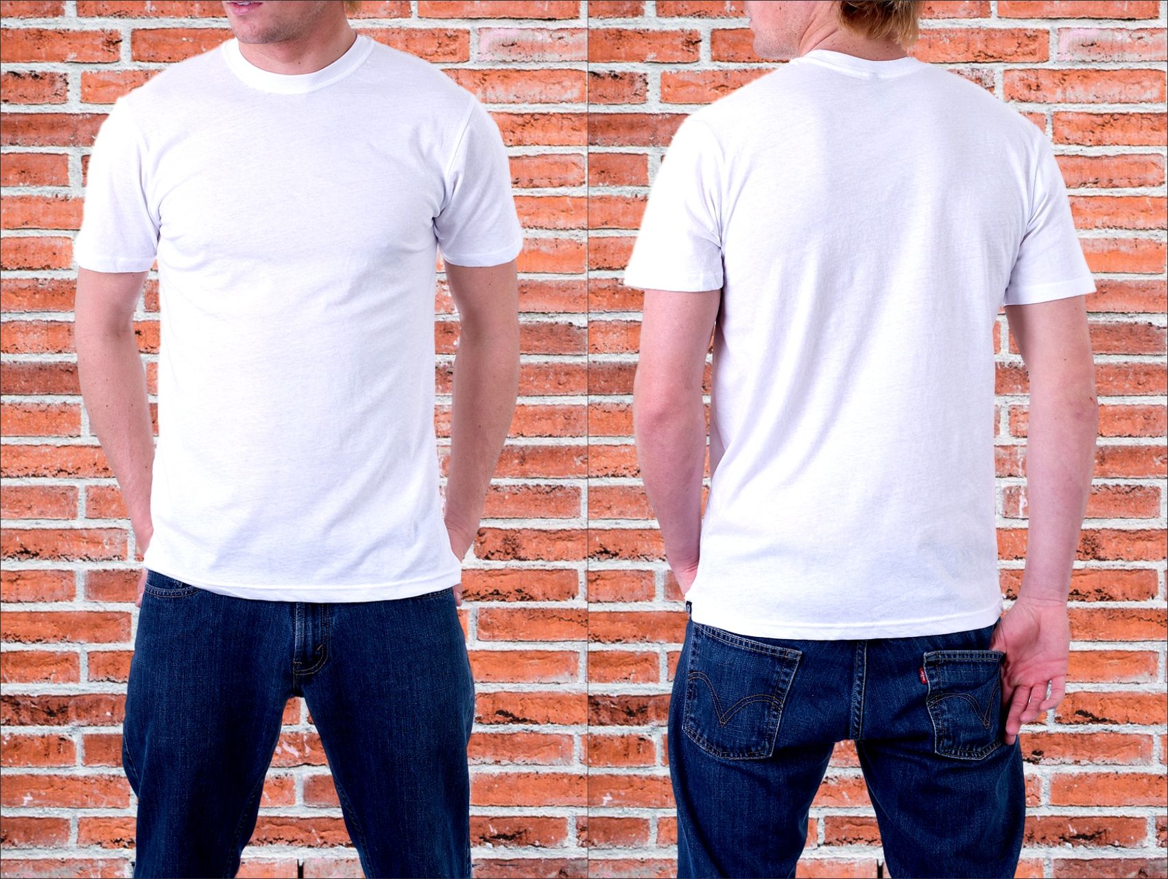 Kaos polos putih depan belakang | Kaos, Desain, Putih
